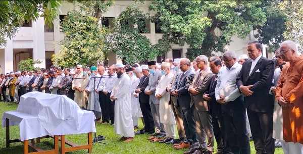 সুপ্রিমকোর্টের সাবেক বিচারপতি সৈয়দ আমিরুল ইসলামের জানাজা অনুষ্ঠিত
