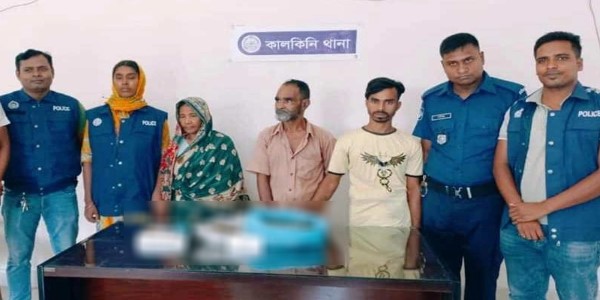 একই পরিবারের ৩ মাদক বিক্রেতাকে গাঁজাসহ আটক
