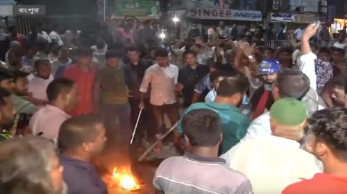 উত্তপ্ত রংপুর ধাওয়া-পাল্টা ধাওয়ায় আহত ২০
