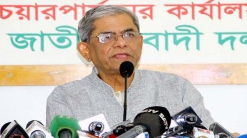 আওয়ামী সারাদেশে ত্রাসের রাজত্ব সৃষ্টি করছে: মির্জা ফখরুল