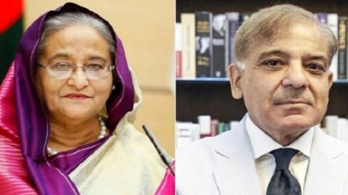 প্রধানমন্ত্রীকে পাকিস্তান সফরের আমন্ত্রণ জানালেন শাহবাজ শরীফ