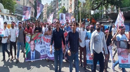 খালেদা জিয়ার মুক্তির দাবীতে মিরপুরের জনসভা