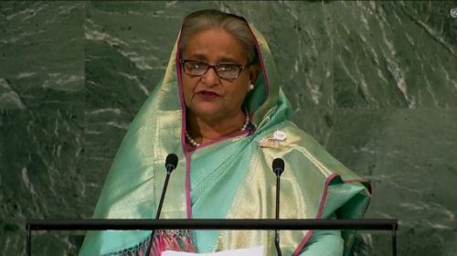 যুদ্ধ বন্ধ করুন : জাতিসংঘে প্রধানমন্ত্রী