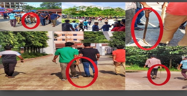 কুবি, ছাত্রলীগের কমিটি বিলুপ্তি নিয়ে অস্ত্রের মহড়া