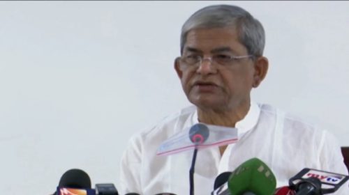 ওবায়দুল কাদেরের পদত্যাগ করা উচিত: মির্জা ফখরুল