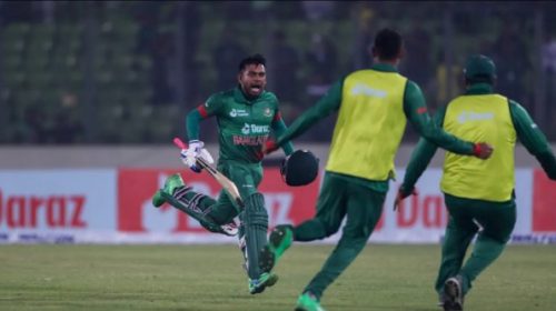 ভারতের বিপক্ষে প্রথম ওয়ানডেতে শেষ উইকেটে অবিশ্বাস্য জয়
