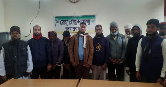 জয়পুরহাটে জামায়াত-শিবিরের ১২ নেতাকর্মী আটক
