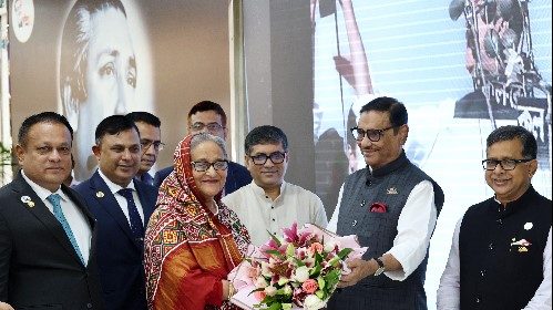 ব্রাসেলস থেকে দেশে ফিরেছেন প্রধানমন্ত্রী