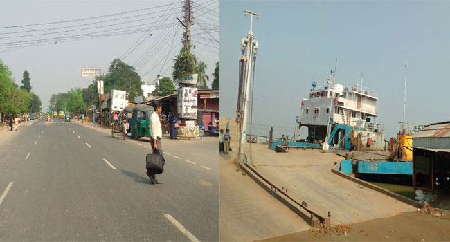 নৌরুটের ফেরিগুলো