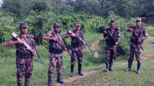 বিজিবির ফাঁকা গুলি